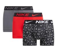 Nike Herren Trunk 3pk Unterwäsche, Blk Air Max Print/Uni Red/Drk Gry, M