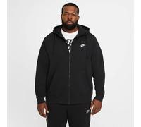 NIKE Herren Unterjacke Kapuzenjacke M NSW CLUB HOODIE FZ BB (BV2645) L BLACK/BLACK/WHITE