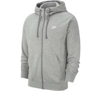 Nike Club Zip Hoodie Dark Grey Heather