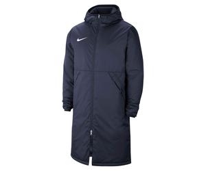 NIKE Herren Wintermantel - Park 20, Winterjacke, Kapuze, Logo, einfarbig M Blau