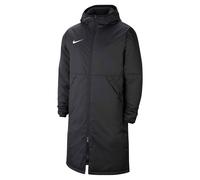 NIKE Herren Wintermantel - Park 20, Winterjacke, Kapuze, Logo, einfarbig M Schwarz