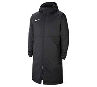 NIKE Herren Wintermantel - Park 20, Winterjacke, Kapuze, Logo, einfarbig Schwarz M