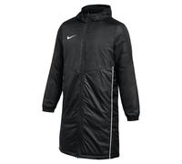 NIKE Herren Wintermantel - Park 26, Winterjacke, Kapuze, Logo, einfarbig Schwarz 3XL