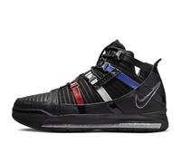 Nike Herren Zoom Lebron III Qs Basketballschuh, Black/Silver/Univers, 42.5