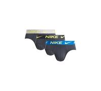 Nike Essential Micro Hip Brief Boxer Short - 3er Pack Herren-grau, blau, Größe S