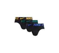 Nike Slim Fit Slips mit Logo-Stitching im 3er-Pack in Black, Größe M