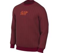 Nike HJ2157-677 Club Sweatshirt Homme Team Red/Safety Orange Taille L