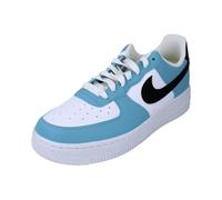 Nike HJ9571-400 Nike AIR Force ONE '07 Damen Denim Turq/Black-White-Cyber EU 38.5