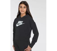Nike Sportswear Club French Terry Cropped Pullover XS Black / White (Herstellerartikelnummer: DC7210-010-XS)