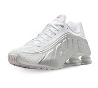 Nike Schuh Shox R4 Weiß/Metallic-Silber Größe 43