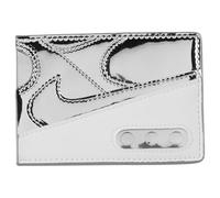 Nike Icon Air Max 90 Card Wallet Chrome Kartenetui Kartenhalter Slim Wallet Kreditkartenetui Accessoire, Metallic Silver/White/Metallic Silver, One Size