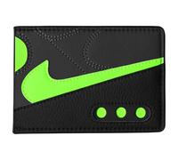Nike Icon Air Max 90 Card Wallet Kartenetui Kartenhalter Slim Wallet Kreditkarten Etui Alltag Accessoire, Anthracite/Black/Green Strike, One Size
