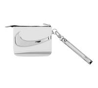 Nike Cortez Wristlet Clutch Geldbörse mit Armband Uni Smoke Grey - Metallic Silver, Weiß, Taglia unica, Geometrische