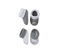Nike Infant Baby Futura Booties (2 Pair) (Dark Grey Heather(NN0048-042) 0-6 Months)