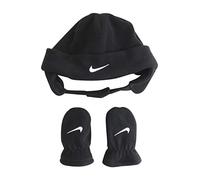 Nike Infant/Toddler Boy's 2-Piece Swoosh Fleece Hat & Mittens Set