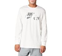 NIKE JDI Longsleeve Langarmshirt (DE/NL/SE/PL, Alphanumerisch, M, Regular, Regular, White)