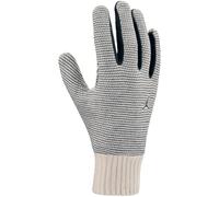 NIKE Jordan Airy Knit Handschuhe Strickhandschuhe Winterhandschuhe warm weich, Lt Orewood BRN/Off Noir, S