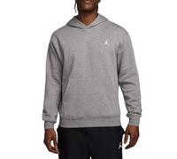 NIKE Jordan Brooklyn Fleece Herren Hoodie Farbe: Grau/Weiß; Größe: S