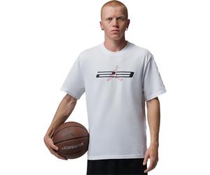 Nike Jordan Dri-Fit Sport Grafik Kurzarm Crew 2 | weiß | Herren | S | IR0864-100 S