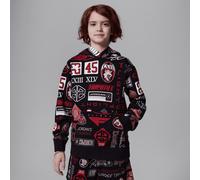Nike Jordan Essentials French Terry Hoodie mit schwarzem Aufdruck für Jungen Kind 8 Anni 8 Anni