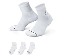 Nike Jordan Everyday Ankle Socks (3 Pairs) Socken weiss XL