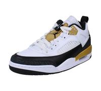 NIKE Jordan Herren Spizike Low Sneaker, Weiß, Schwarz, Metallic, Gold, 108, 9.5