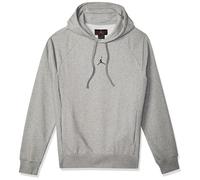 Nike Jordan Herren Sweatshirt mit Kapuze Sport Dri-Fit Crossover Grau Code DQ7327-091, Grau/Schwarz, XL