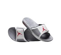 Nike Jordan Hydro III Men's Slides (854556-101, Summit White/Cement Grey/Black/Fire Red), Summit White/Cement Grey/Black/Fire Red, 45 EU