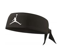 Nike Jordan Jumpman Dri-Fit Head Tie Stirnband aus Polyester und Elasthan in der Farbe black/white, JJN00010OS