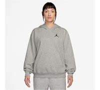 NIKE Jordan Jumpman Fleece Hoodie Damen 050 - grey heather/black XS