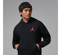 NIKE Jordan Jumpman Fleece Hoodie Herren 010 - black/gym red 3XL