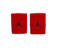 Nike Jordan Jumpman Wristbands 2er Pack - Basketball Schweißbänder - Sport Wristbands für Training, Fitness & Basketball, Gym Red/Black, One Size