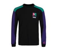 Nike Jordan Logo Crew Hals Schwarze Herren Utility Thermal Top CT3382 010 M