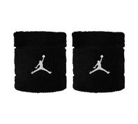 Nike Jordan M Wristbands Terry GelenkBND Unisex Set 2-teiliger aus Polyester und Polyester, Farbe: Black/Black/White, Größe: One Size, J.100.4300.091.OS