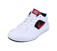 NIKE Jordan Stadium 90 Kinder-Lifestyle-Schul-Sneaker, modische Schuhe, Weiß / Schwarz / Gym Red, 38.5 EU