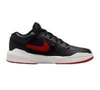 Nike - "Jordan Stadium 90" Swoosh Sneaker für Damen, Leder (Schwarz/Rot bedruckt) EU 38 / UK 5