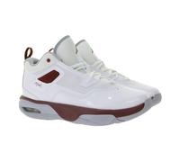 NIKE JORDAN Stay Loyal 3 Kinder Sneaker Mädchen und Jungen Echtleder Turnschuhe Low-Top Basketball FB9922-160 Weiß/Rot 38