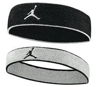 Nike Jordan Stirnband, Chenille, Unisex, Erwachsene, Schwarz/Rot, für Fitnessstudio, Basketball, Tennis