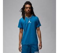 NIKE Herren Shirt JUMPMAN DF SS CREW (CW5190) L INDUSTRIAL BLUE/SAIL