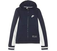 Nike Jungen B NK AIR Hoodie FZ Sweatshirt, Obsidian/Sail, XS