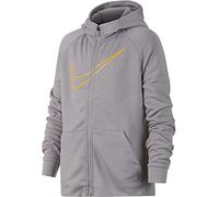 Nike Jungen B Nk Dry Hoodie Fz Emb Jacke,Grau (Atmosphäre grau / Amarillo),XS
