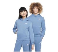 Nike Jungen Club Fleece Lbr Kapuzenpullover, Aegean Storm/White, 12-13 Jahre