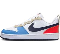 Nike Kinder Sneaker Court Borough Low Recraft (GS) DV5456-124 35.5 White/Thunder Blue-Lt Crimson