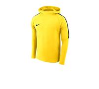 Nike Jungen Dry Academy18 Football Hoodie Pullover,Gelb (tour yellow/anthracite/anthracite/(black), XL