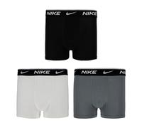 Nike Jungen E Day Baumwolle Stretch 3 Boxershorts, Black/White, 6/8 Jahre