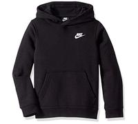 Nike Jungen Sportswear klub Hoody, Schwarz (Black/White), XL (158-170 CM) EU