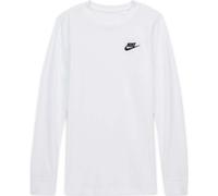 Nike Jungen Langarmshirt NSW Longsleeve CZ1855-101 128-137 White/Black