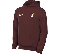 Nike Jungen LFC B NSW Club Po Hoodie Top, Dark Team Red/Chrome Yellow, 10-11 Jahre EU