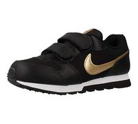 Nike Jungen Mädchen Md Runner 2 Vtb Traillaufschuhe, Mehrfarbig (Black/Metallic Gold/White 1), 25 EU