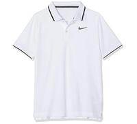 NIKE Jungen Polo Shirt B NKCT Dry Team, White/Black, M, BQ8792